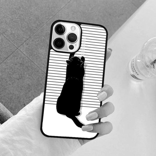 Cute Kittens cat Phone Case Cover For iPhone 17 Air 15 16 14 13 12 Pro Max 11 Pro Max Plus Coque Shell
