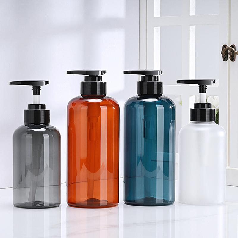 1Pcs Refillable Empty Shampoo Conditioner Body Wash Dispenser 300/500Ml Container Bathroom Soap Bottle Shower Pump Liquid Soap
