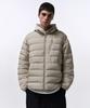 [City Leisure] High-Neck Light Down Jacket [Dusty Beige]