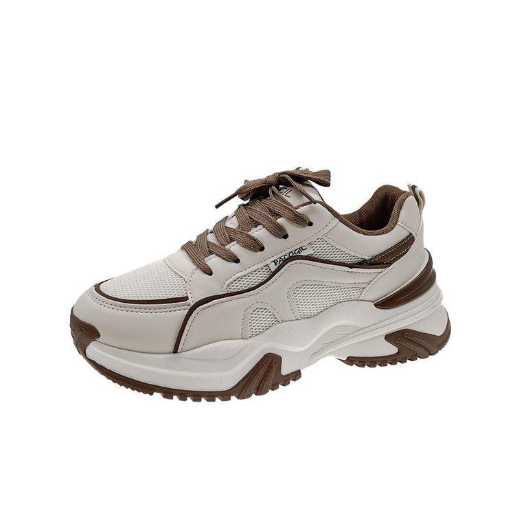 

Кроссовки женские 2024 новые весенние кроссовки универсальные спортивные и для отдыха толстая подошва сетка дышащая 40