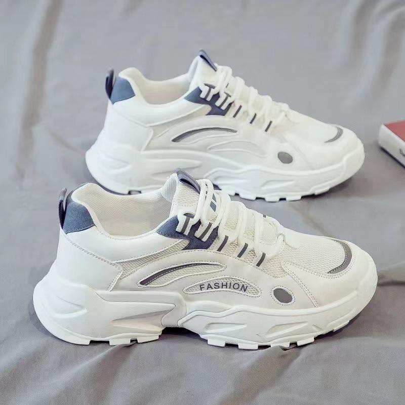Atmungsaktive Plateauschuhe mit weicher Sohle Neue Herrenschuhe Mesh Laufschuhe für Freizeit und Sport Trendig und vielseitig