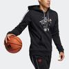 adidas Sweatshirts Men's Black Hooded Moderate Regular GU0505