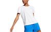 T Shirts Women's White Crew Neck Moderate Straight Fit DD7905-100