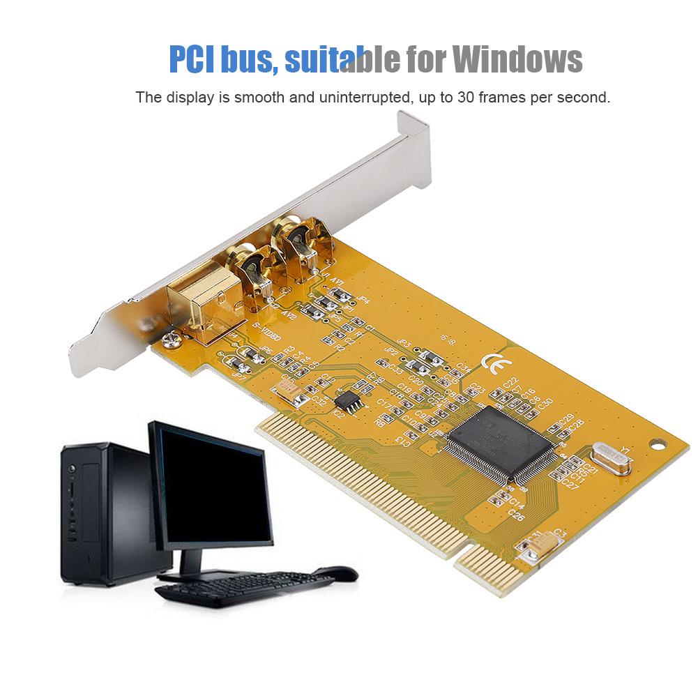 AV PCI 1394 878A Capture Card Data Acquisition Card Surveillance Video HD Capture Card