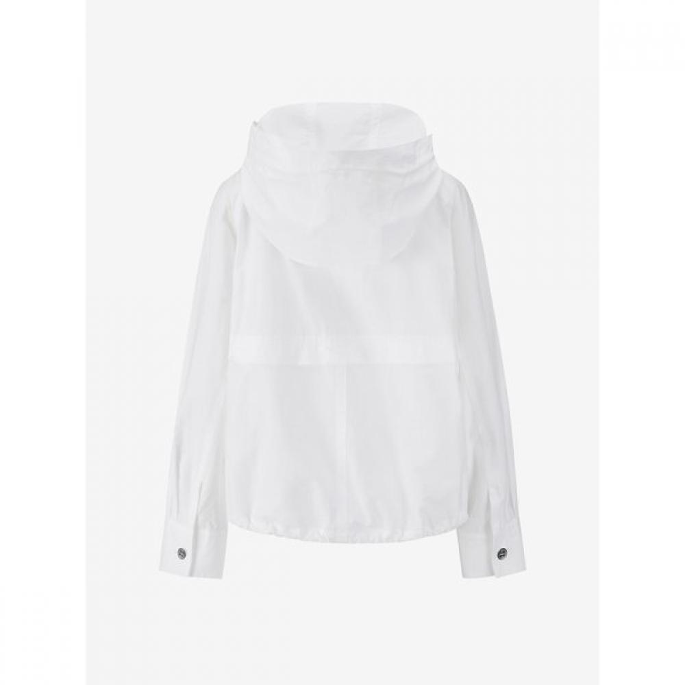 Cc Collect Flap Drawstring Hood Jumper C252msj035