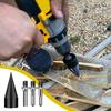 Despicator de lemn detasabil 32/42/50mm Burghie cu surub Conuri Burghie din lemn Patrat/rotund/Burghiu cu tija hexagonala Despicator pentru lemn de foc Burghiu