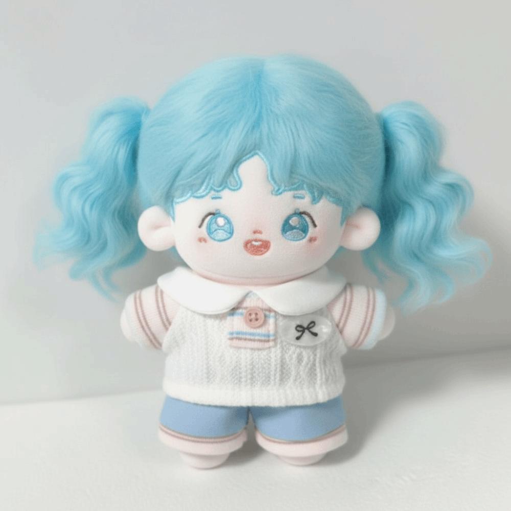 T-shirt Doll Clothes Outfit Shorts Doll Dress Up Set 10cm Cotton Doll Clothes  Doll Accessories