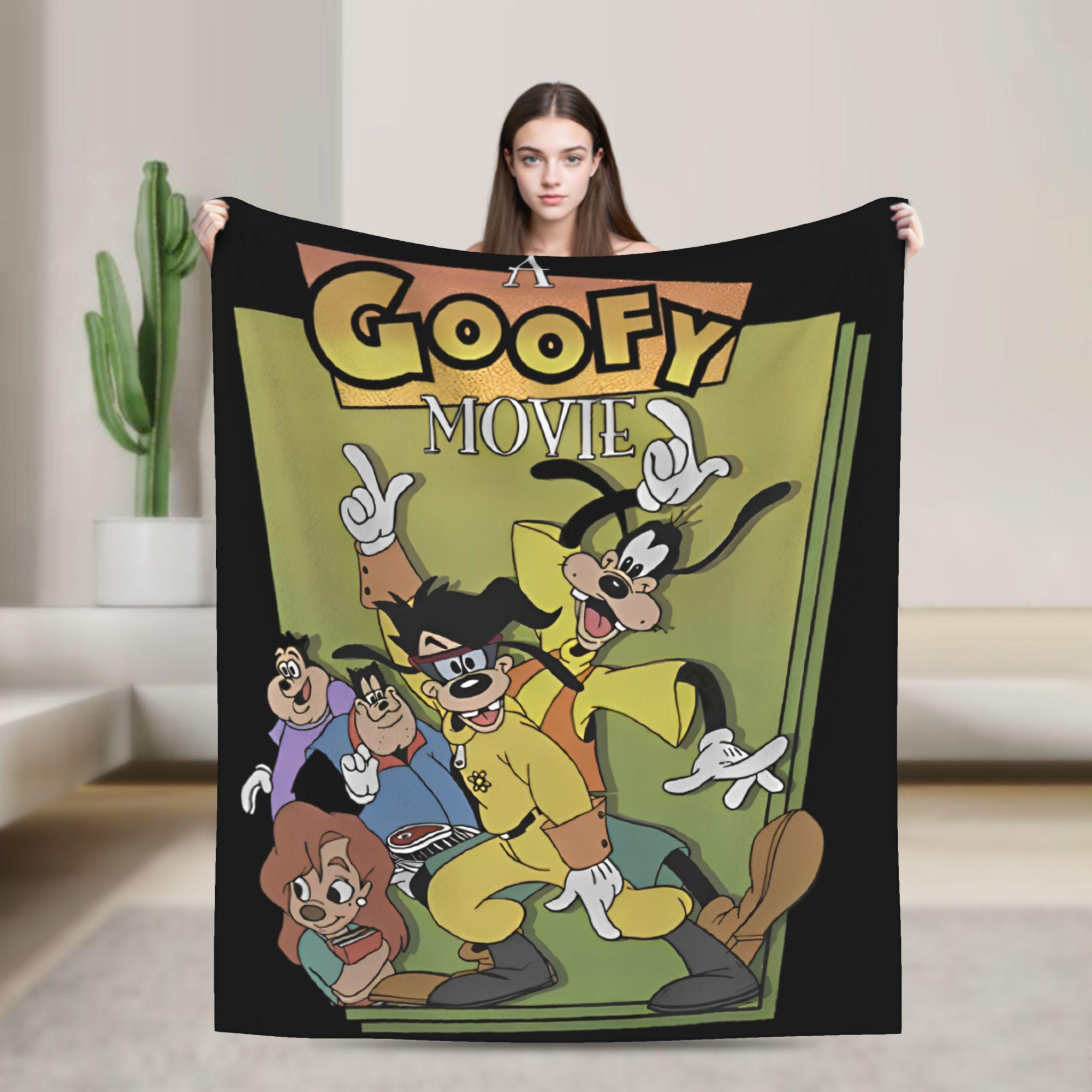 Плед с персонажами мультфильма «Гуфи» Фланелевый Осень Зима Макс и Роксана Многофункциональный Супер Мягкий Плед Покрывало 30x40in