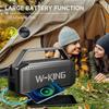Bluetooth 60W 100W Portable Wireless Bluetooth Speaker with Deep IPX6 Waterproof Outdoor Wireless Bluetooth True Wireless 40 Hours Power W-KING