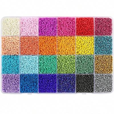 2 3 4mm Glass Seed Beads Jewelry Making Kit Beads for Bracelets Bead Craft Kit Set Glas Seed Letter Alphabet DIY Art and Craft
