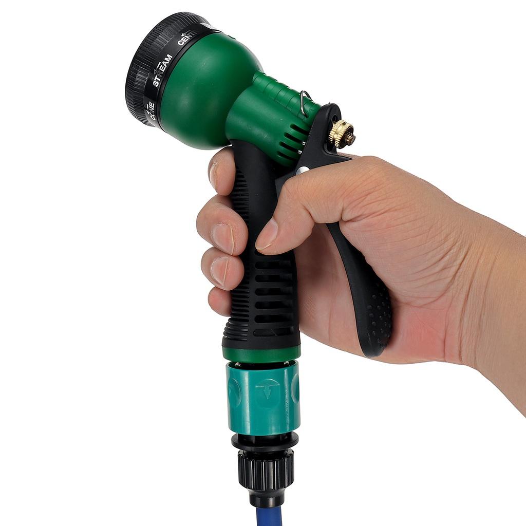 Flexible Hose Reel Automatic Reel Retractable Pipe TPU Clamping Tube Irrigation Sprayer Garden Hose Water Spray Garage Tool Car Cleaning Gray 8x12x6M