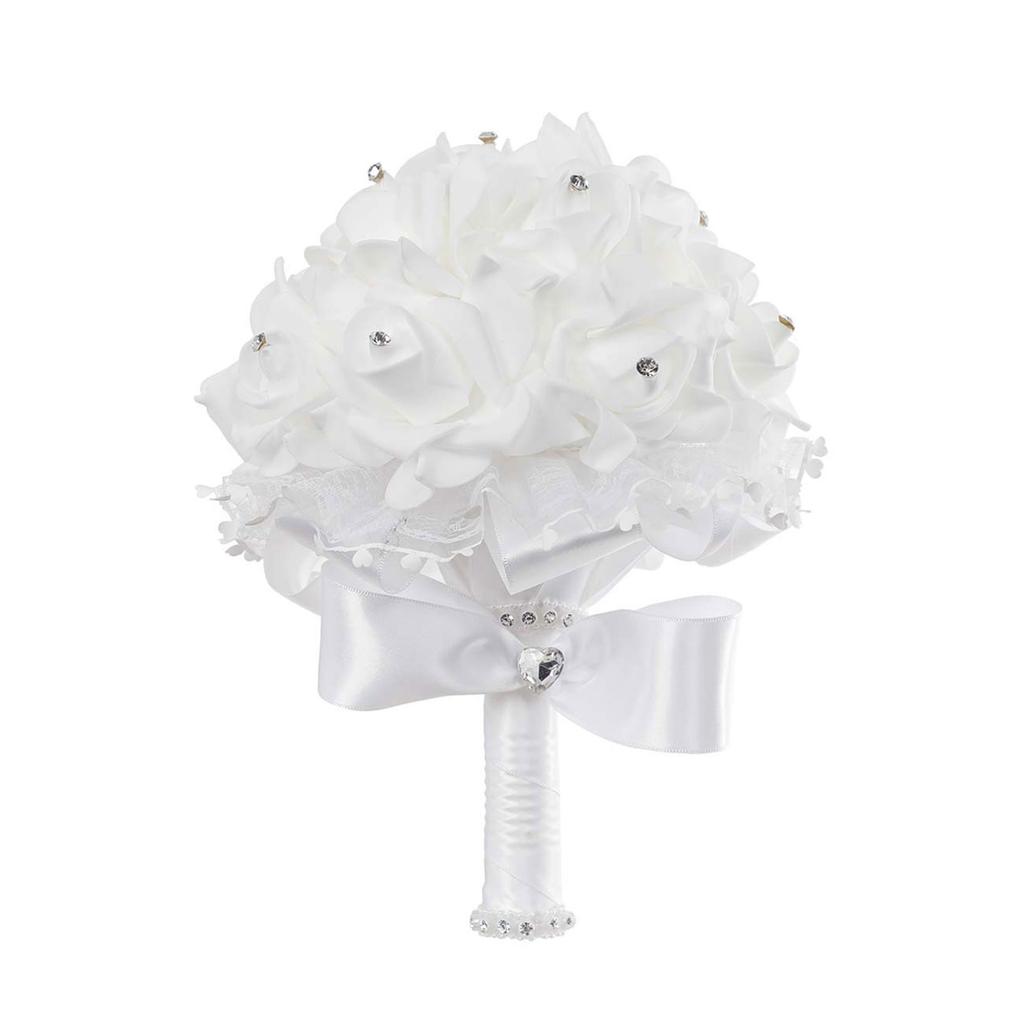 Exquisite Artificial Rose Floral Decorations Bridal Bouquet Artificial Flowers Perfect for Wedding Celebrations