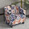 Geometric Sofa Cover Single Seat Couch Slipcovers For Living Room Stretch Spandex Washable Armchair Covers Furniture Protector
