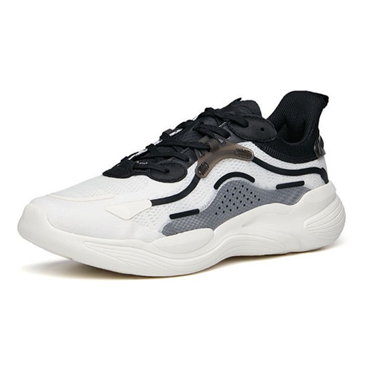 Anta Low Top Training Shoes Men Sneakers White Black 112127720-3