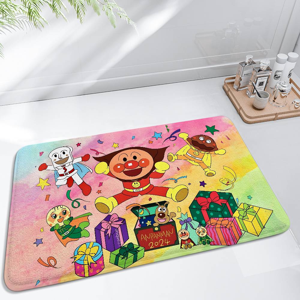 A-Anpans-man Floor Mat Living Room Rug For Bedroom Welcome Mat Outdoor Rug