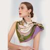 Aurora Double-Sided Mulberry Silk Square Scarf
