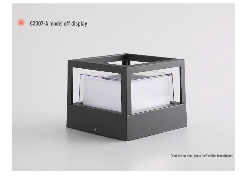 Dual-Use Waterproof Outdoor Pillar Light for Garden, Courtyard, or Gate