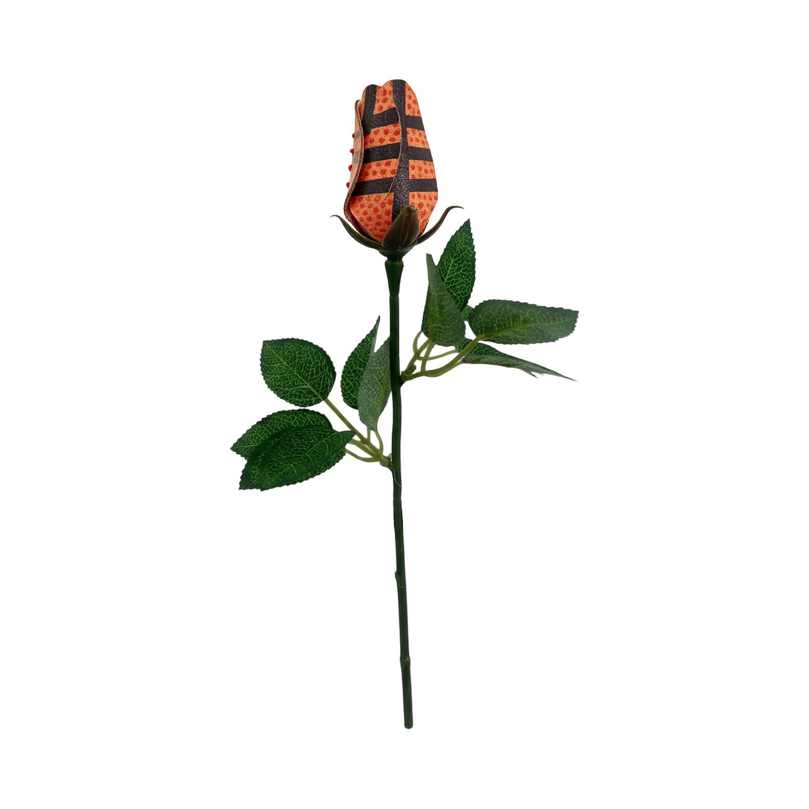 

Artificial Flower Stem with Sports Ball Pattern Decorative Design Single Piece for Home Office Event Table Centerpiece Display