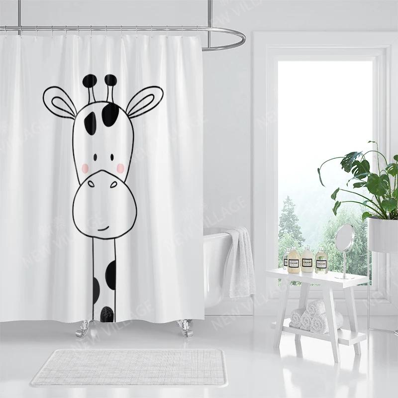 Waterproof Fabric Shower Curtains Bathroom Curtain Accessories 180x200 Bath Curtain for Shower 240*200 Nordic Boho Decoration