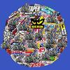 40/80/120pcs Random Motorcycle Ornamental Stickers Decals Bike Helmet Tank Racing Sponsor Logo Set for Kawasaki Honda Yamaha BMW