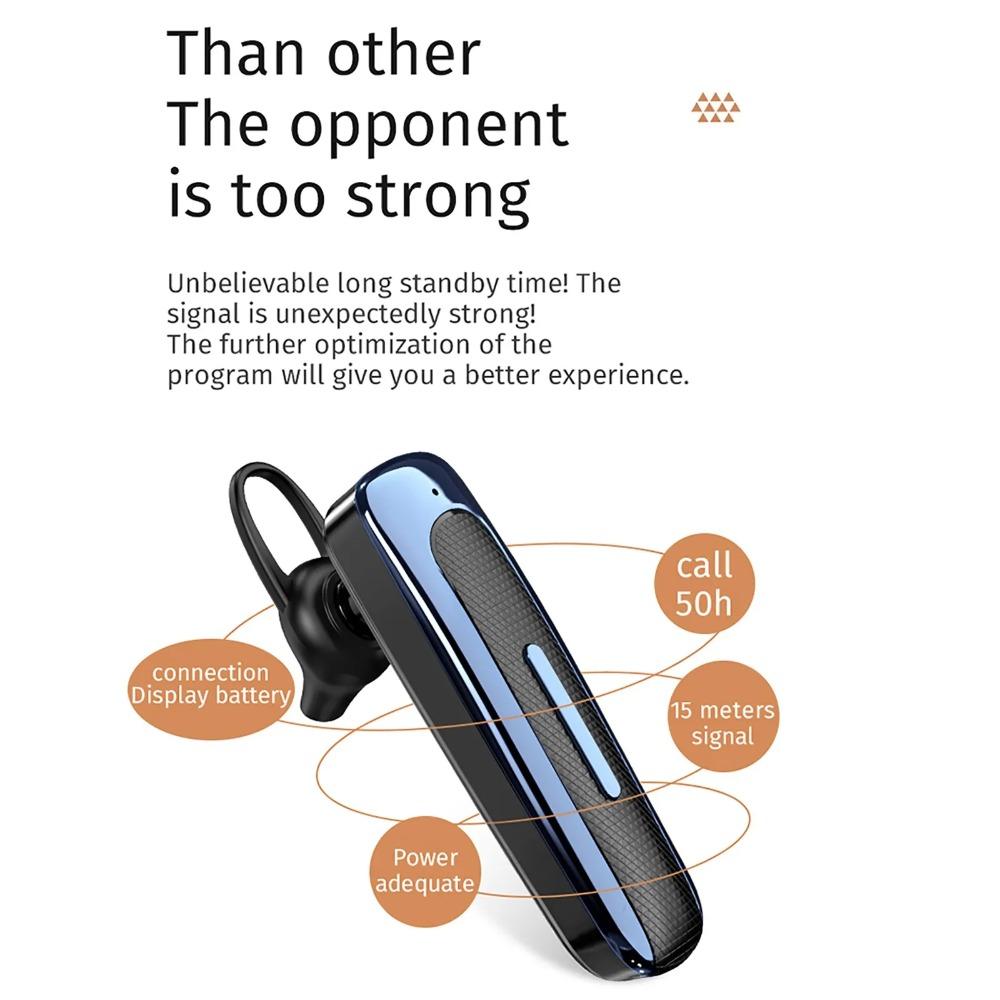 Ear Hook Business Headphones Mic E1 Bluetooth Headset  Listening Music