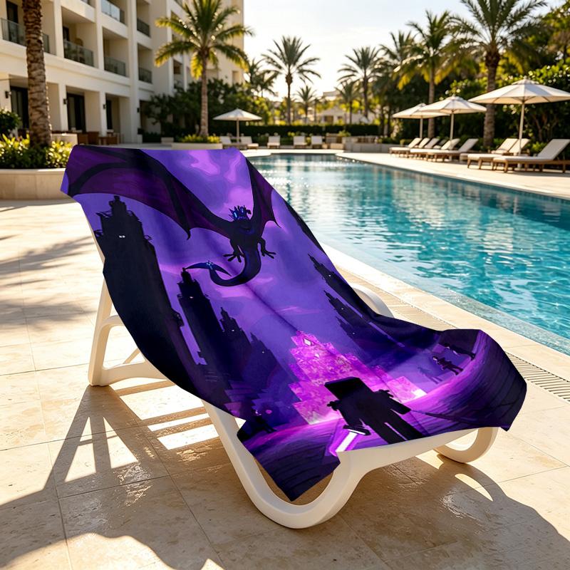 Gamer Print Beach Towel Design, Soft, Lightweight. for Home Bathroom, Spa, Pool, Yoga, Surfing, Camping, Gift for Family, Friend