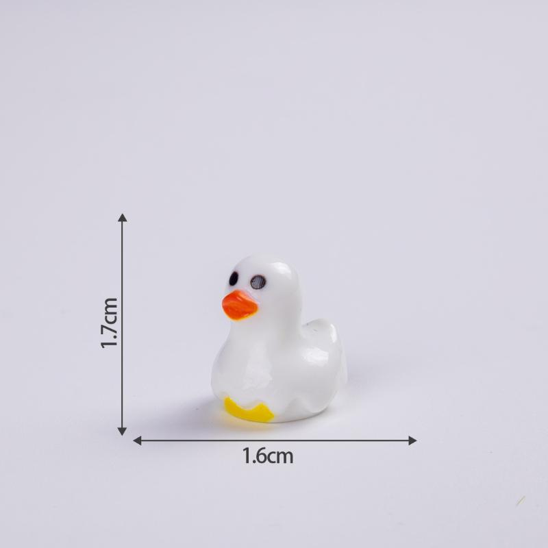 10Pcs Mini Halloween Pumpkin Duck Micro Landscape Resin Ornament Devil Duck Halloween Carnival Party Gift Home Desktop Decoratio
