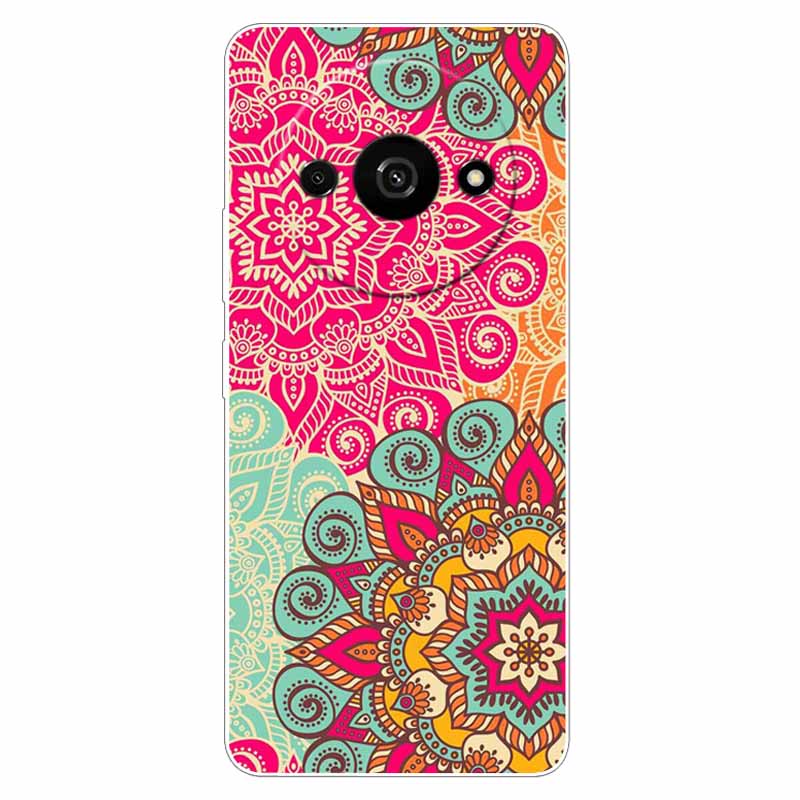 Clear Silicone Cover For Xiaomi Poco C61 Case Owl Lion TPU Printed Cover for Xiaomi Poco C61 C 61 Cases Luxury PocoC61 Phone Bag