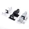 Door Bolt Latch Automatic Door Spring Bounce Lock Window Gate Security Pull Ring Aluminum Alloy Anti-Theft Self Closing Latch