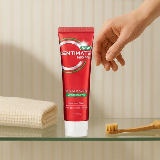 Clio Dentimate New 1450 High Fluoride Eucalyptus Breath Care Toothpaste 150g X 6