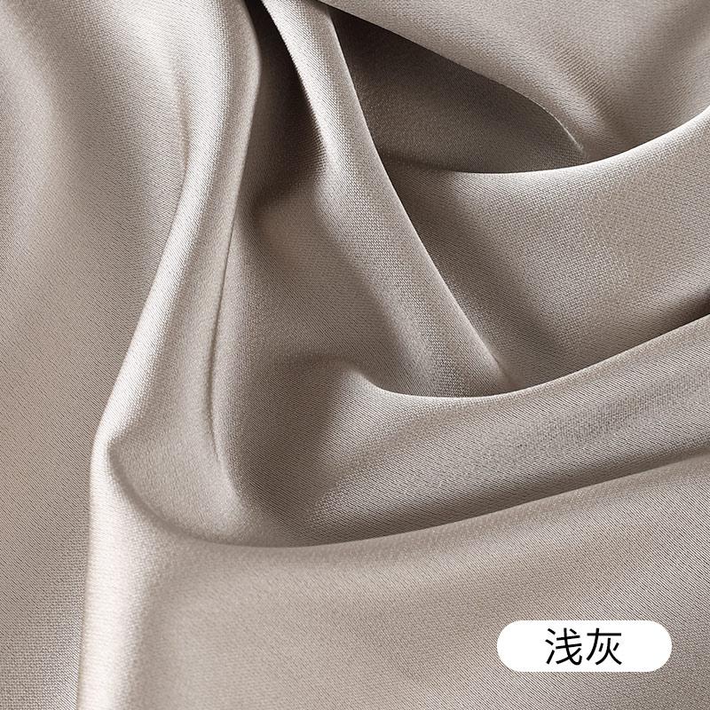 150x50/200cm Thickening Wrinkle Resistant Matte Satin Fabric For Fashion Clothes Dress Pajamas Background Decorative Fabrics