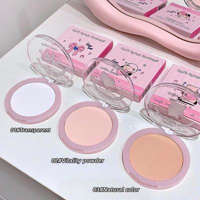 Makeup Powder Control Shine & Smooth Complexion Portable Face Powder Compact Long-Lasting Matte Finish Natural
