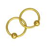 1 paar 16G Stainless Steel Hoop Captive