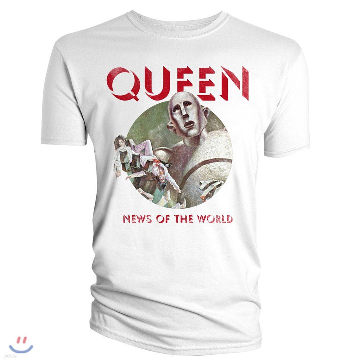 

Queen Bravado News Of The World T-Shirt [L size] (Queen T-Shirt News Of The World)
