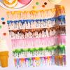 200cm/ Roll PET Washi Tapes Jam Chocolate Sauce Dripping Pattern Hand Scene Creative DIY Cup Photo Frame Photo Decoration Tape
