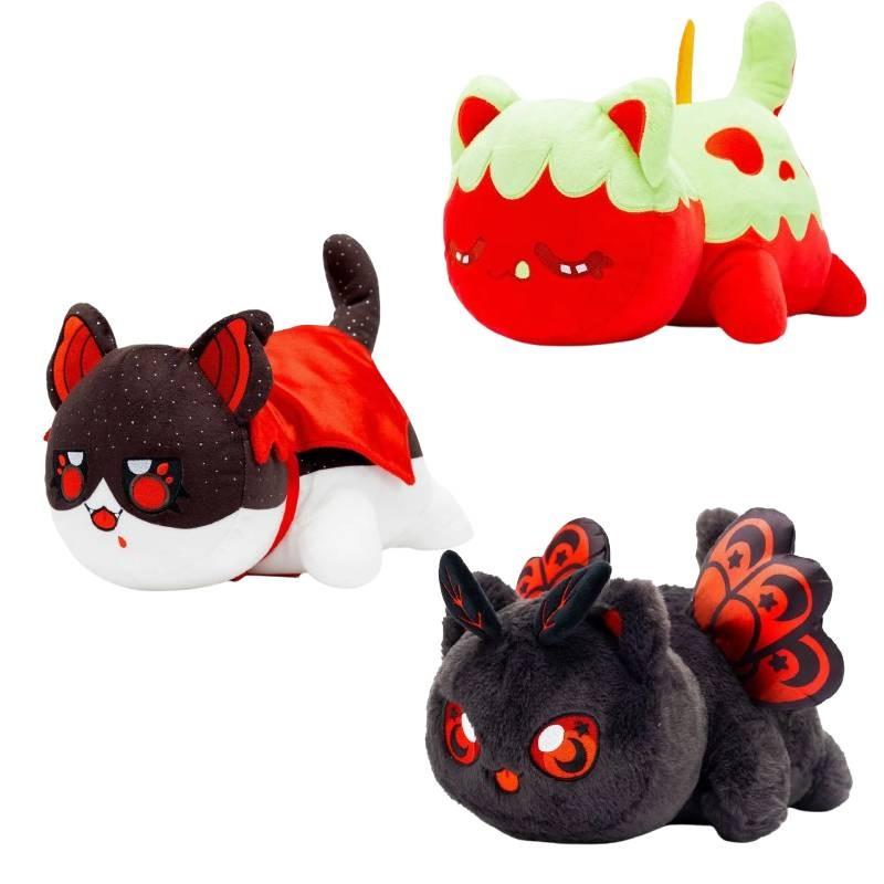 Moth Aphmau Red Cats Plush Toys Cartoon Stuffed Dolls Decoration Gifts Kids