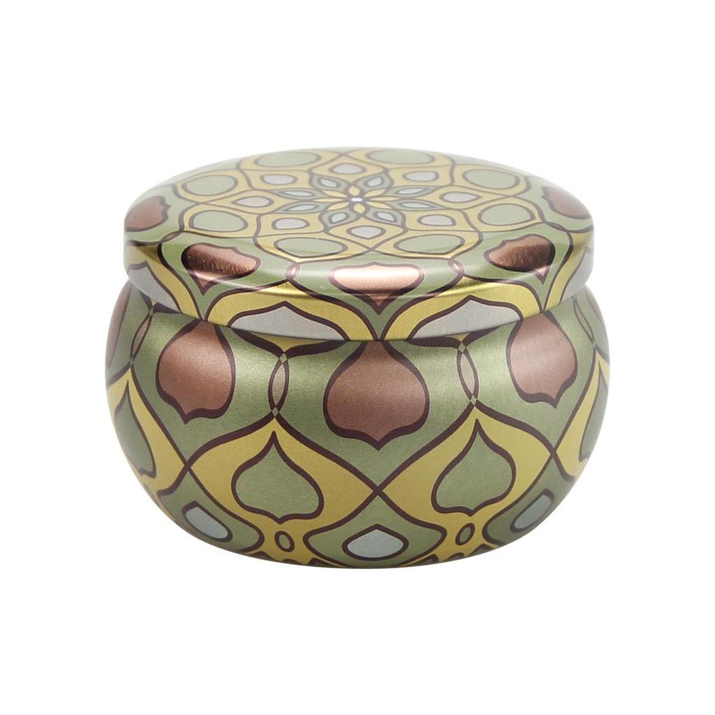 2.2 Oz Tea Pear Paste Candy Tin Gift Box with Candle Can Storage