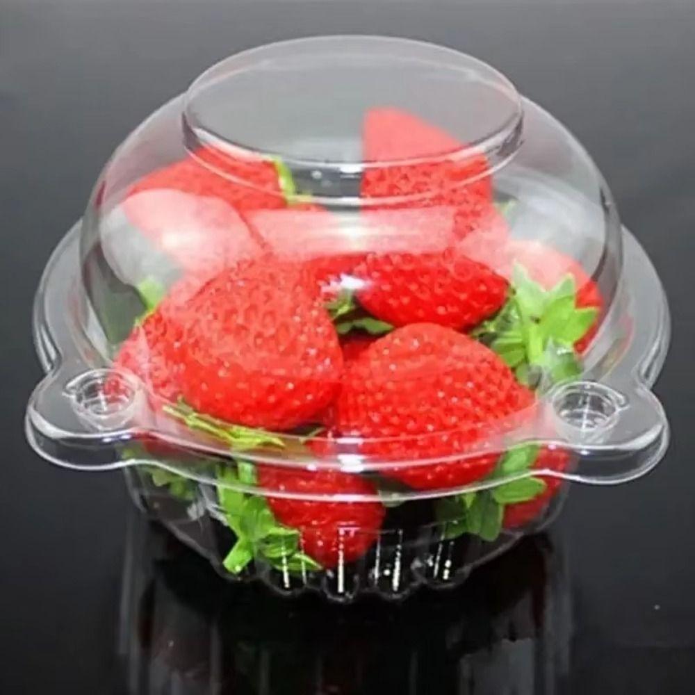 50/100 PCS Plastic Cake Packaging Box Multipurpose Muffin Container New Pastry Holder