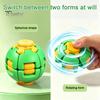 Stocking Stuffers for Kids Press to Spin Fidget Ball, Transformable Spinner Sensory Stress Relief Christmas Party Favors Children Toy Adults