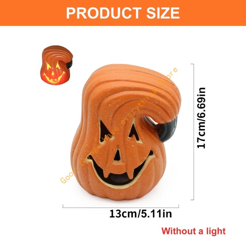 Halloween Pumpkin Outdoor Decoration Weather Resistant HDPE Materials Easy Assembly For Yard Parties Halloween Decors 55KF