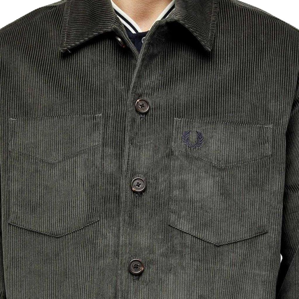Fred Perry Herr Kordväv Överskjorta