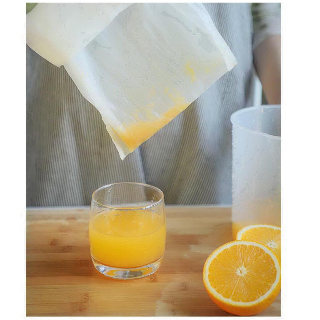 Heat-resistant Mesh Strainer Bag, Pack of 2, 300#, Size 2535cm, 300# Mesh, Extra-fine Mesh, Suitable for Filtering Honey, Coffee, Juice, Soy Milk,