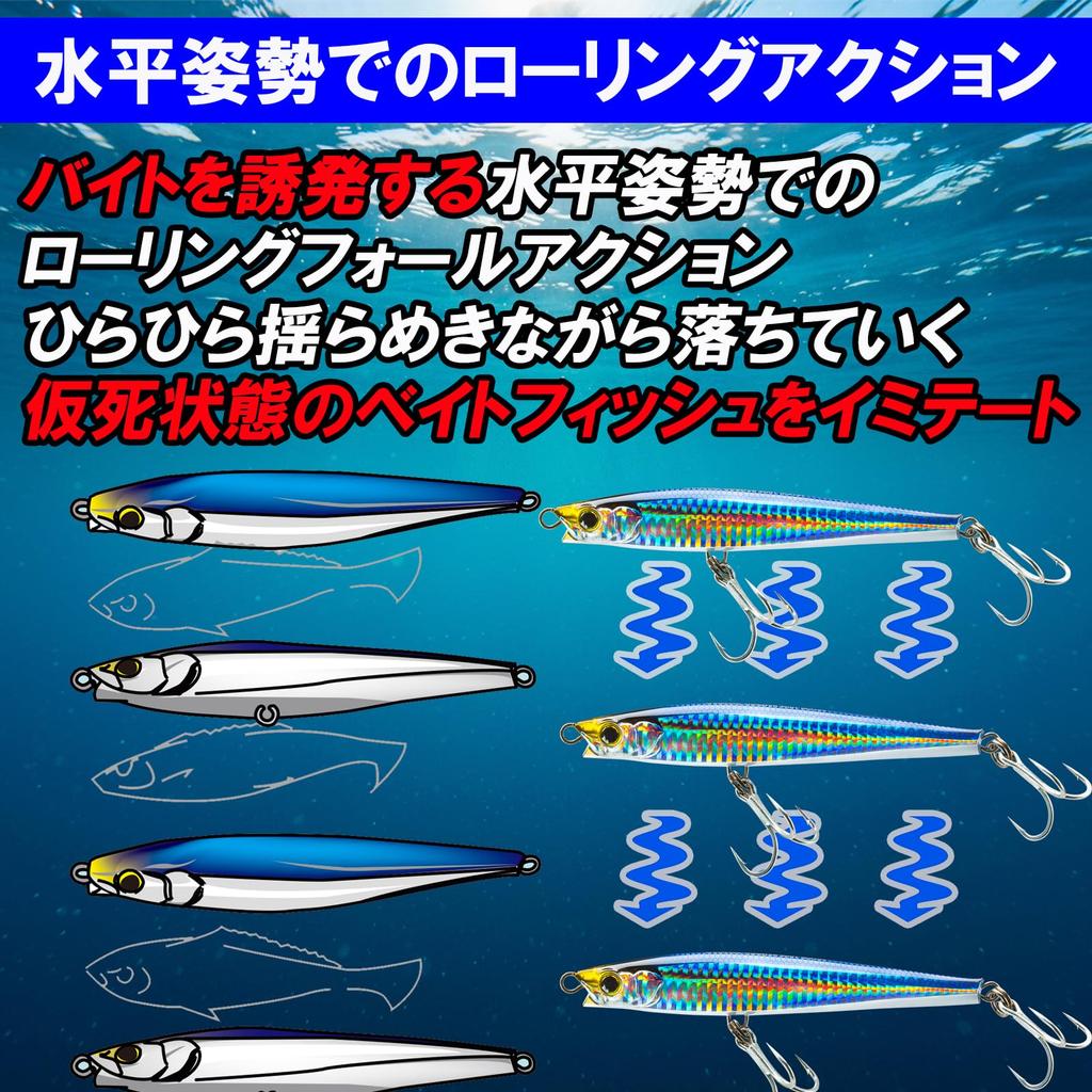 DUEL Hardcore Monster Shot Sinking Pencil Lure Long Cast Matte Pink Saltwater Freshwater (S) - - 95mm, Weight 40g, F1196-MP (Fishing Tackle, Fishing,