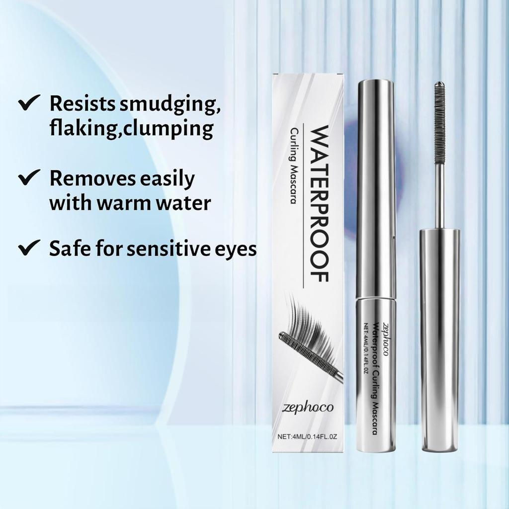 מסקרה עמידה במים מסקרה עמידה בפני מריחה מאריכה מילוי סיבי ריסים