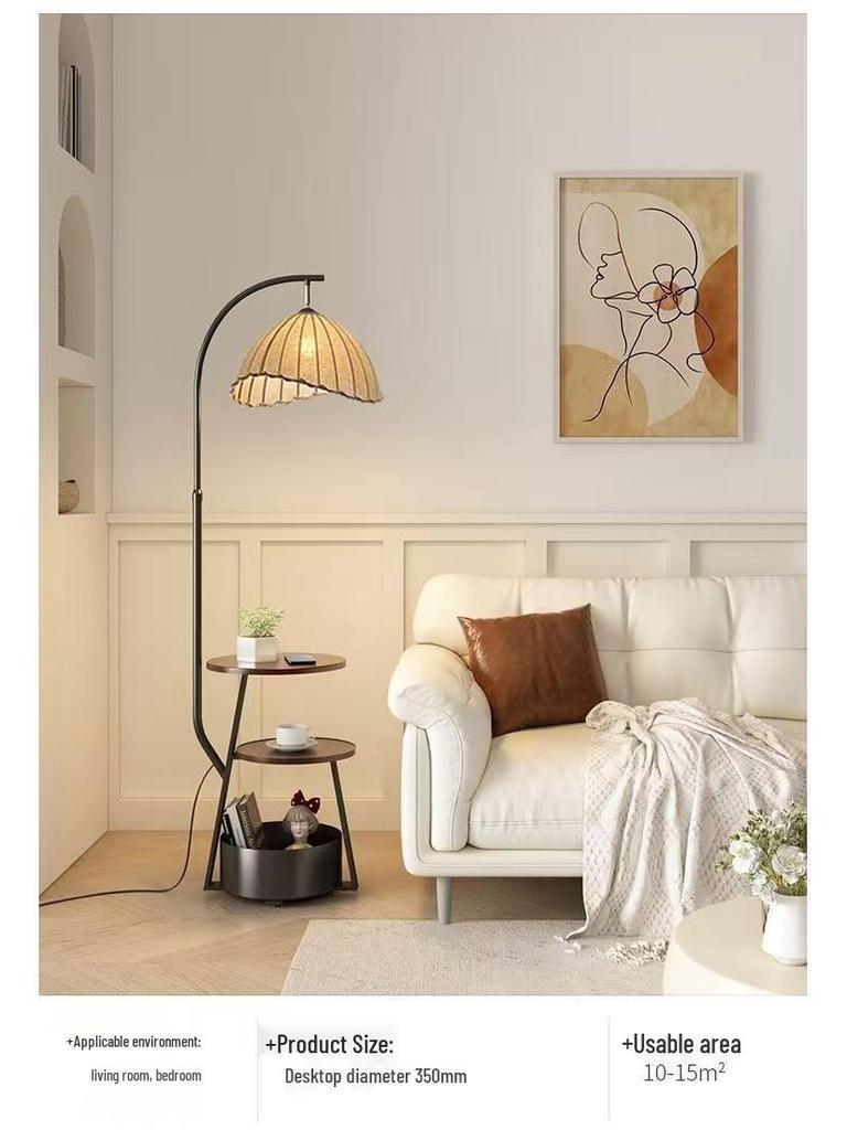 Antique-Style Floor Lamp: Bedroom Bedside Table or Living Room Sofa Side Atmosphere Light