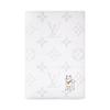 Seoul Limited Edition Jeju Dog Pattern Monogram Coated Canvas Passport Holder Men Passport Holder White M27083