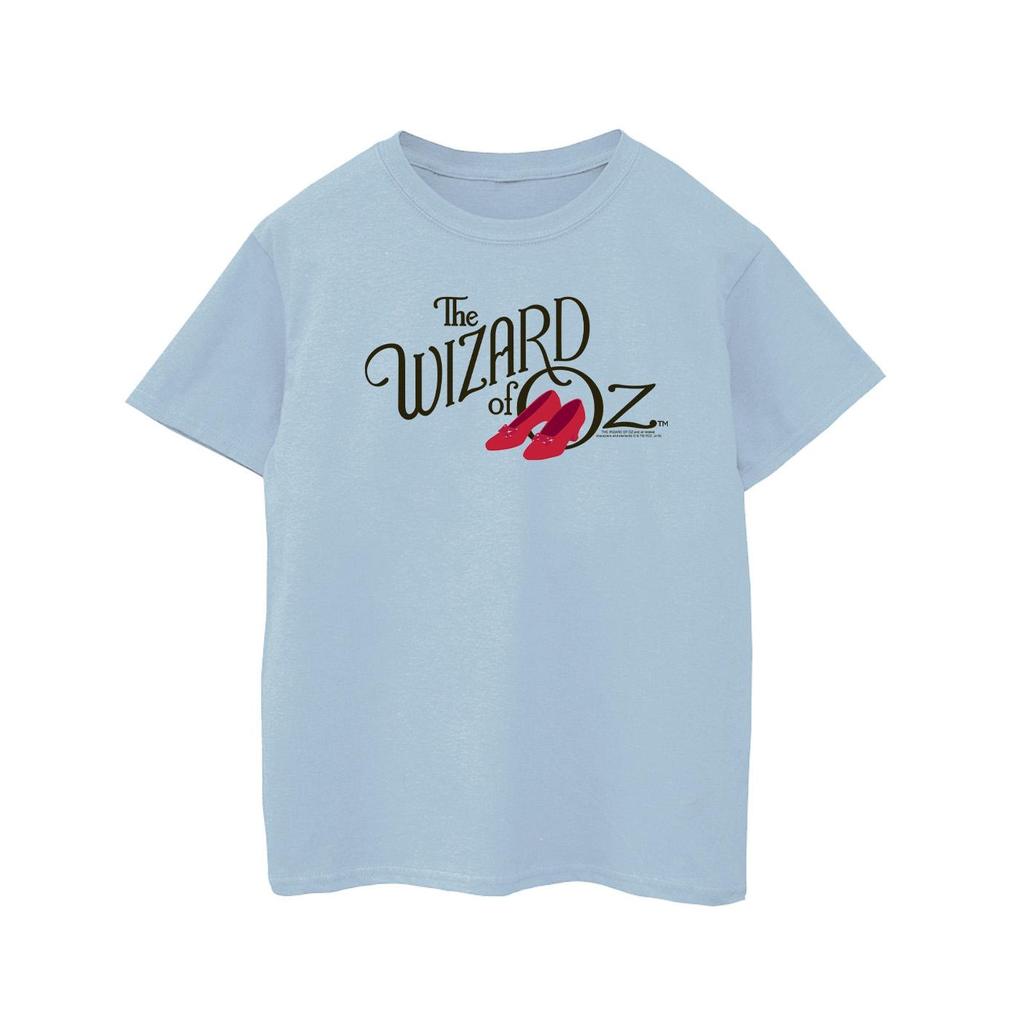 The Wizard Of Oz Girls Ruby Slippers Logo Cotton T-Shirt