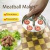 Home Stainless Steel Meatball Press Creative Manual Meatball Maker for Home Use Makes Multiple Meatballs At Once