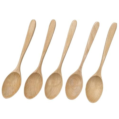 Kicoriya 5-Piece Wooden Curry Spoon Set (Dinner)