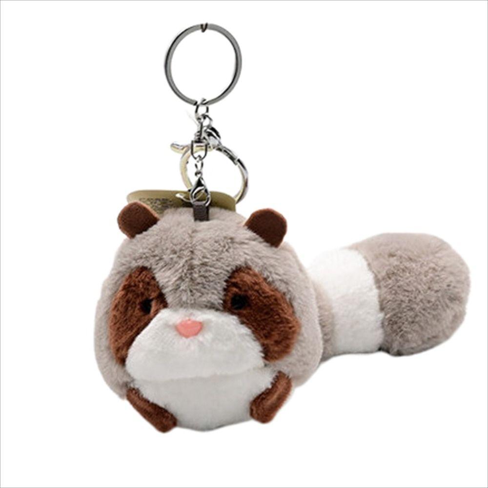 

Медведь Медведь Плюшевая Мягкая Кукла Кулон Плюшевый Брелок Брелок Нечетный Хвост Медведь Брелок Енот Брелок